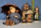 Hummel Umbrella Girl Doll and 4 Hummel Figurines