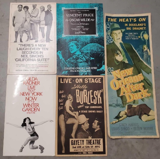 5 Vintage Theatre Posters