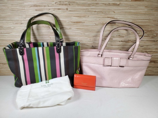 2 Kate Spade Handbags Plus Wallet