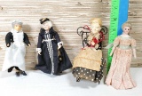 4 Miniature Dolls incl. Antique Simon & Halbig