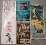 5 Vintage Theatre Posters