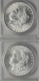2 Better Date Morgan Silver Dollars - NM/MS/UNC - 1898-O and 1904-O
