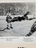 1970 Autographed Black & White Photo Print of Bobby Orr's Goal That Won Stanley Cup