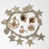 Lot Vintage Sorority & Fraternity Fine Jewelry