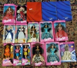 Lot Of 14 Barbie Dolls & 1 Original Outfit In Original Boxes