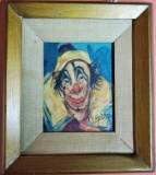 Louis Spiegel (1901 - 1975) Ohio, known for Clown portrait, harbor scene & still-life.