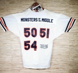 Limited Ed. Autographed Chicago Bears Monsters of the Middle Jersey with Coa