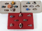 22 Sterling Silver Rings