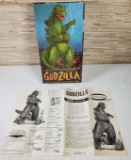 1964 Aurora Godzilla Model Kit Box with Instructions