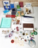 Tray of Collectibles incl. Airline Advertising