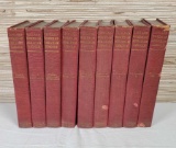 9 Volume 1907 Life & Works of Abraham Lincoln Book Set