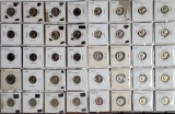 40 AU & UNC Mercury Dimes with Bright Luster