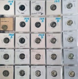 25 Mercury Dimes With Scarce Dates and Some Higher Grade