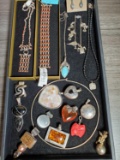 Tray of Sterling Silver Jewery