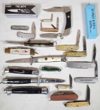 Collection of 22 Great Pocket Knives