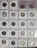 20 Silver Canadian Quarters, most UNC grade