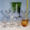 13 (not 31) Pcs Cambridge Vases, Candleholders, Decanter and More