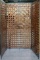 Mid Century Solid Copper Woven 4 Panel Room Divider