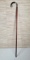 Antique Sterling Silver Handled Cane