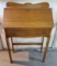 Antique Oak Petite Drop Front Desk