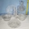 7 Pcs of American Brilliant Cut and other Crystal and Elegant Glass