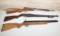 Lot Of 3 Vintage Air Shot Rifles Daisey #25 & 2 Single Shot Unknown Maker.