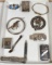 Lot Of Sterling Silver Jewelry & 1 Troy Ounce Bar