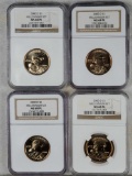 4 MS 68 PL NGC 2000-D Millennium Set Sacagawea Dollars