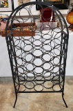 Arched Top Counter Hight Wrought Iron Wine Rack