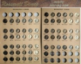 Dansco Album of Roosevelt Clad Dimes with 66 Coins, Complete 1965-1988 (incl. Silver Proofs)