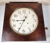 1910 Era Square Seth Thomas Arcade 30 Day Gallery Clock