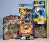 5 Horror Movie and Video Action Figures in Original Bubble Pack