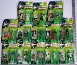 13 Hasbro Star Wars Power of the Jedi Collection 1 Unopened Action Figures with Jedi Force File