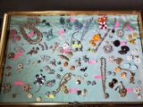 Case Lot of Vintage Jewelry incl. Many Signed Pcs.