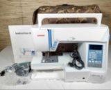 Janome Sewing Machine with Rolling Travel Case