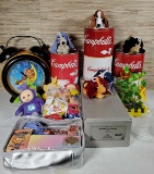 Advertizing Toys Teletubbies, Garfield, Campbell Soup Kids, Hersey's Kisses Doll, & Beanie Babies