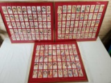 3 Framed Decorative Cigarette Card Sets