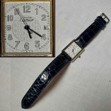 WORKING Must De Cartier # 2414 Tank 925 Sterling Silver 26mm Mens / Unisex Wrist Watch