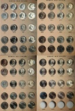 Dansco Album of Kennedy Half Dollars Complete 1964-2005 (76 Coins)