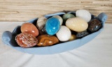 Lot Of Egg Shaped Mineral Specimens From Around The World