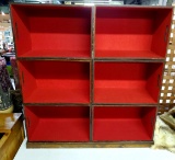 Vintage Hand Crafted Record Album Cabinet