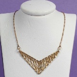 Vintage Italian 10k Gold Necklace
