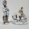 Lladro 6692 Computing Companions and 5472 Sad Sax Figurines