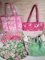 5 Beach Bag Totes - Many New with Tags