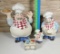 4 Pcs. Fitz & Floyd Italian Papa Paisano Chef