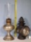 Dietz Railroad Lantern and Rayo Chrome Base Oil Lamp