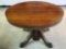 Round Mahogany Table With Ball and Claw Feet