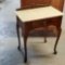 Petite Kithcen Work Table with Faux Marble Top