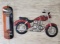 Harley-Davidson Wall Advertising Themometer & Tin Wall Art Motorcycle
