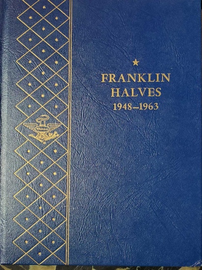 Franklin Half Dollar Whitman's Coin Album #9425 COMPLETE - 35 coins